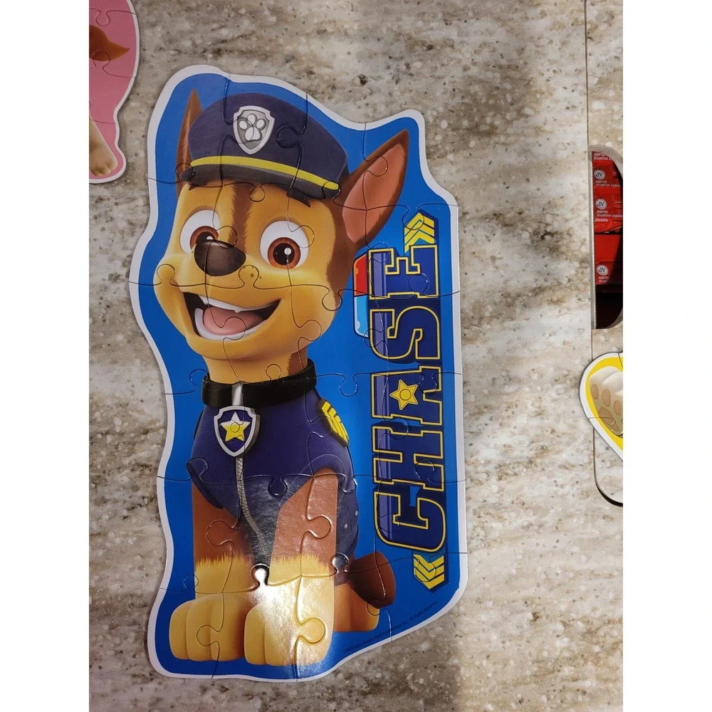 Nickelodeon Paw Patrol 5‎ Shaped Puzzles Chase Skye Rubble Marshall Rocky Zuma